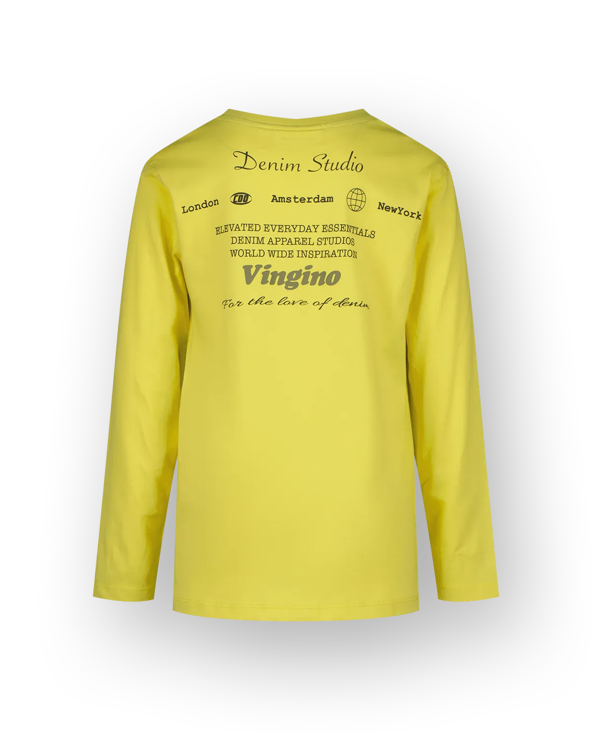 Jongens T-shirt Jaxx | Geel