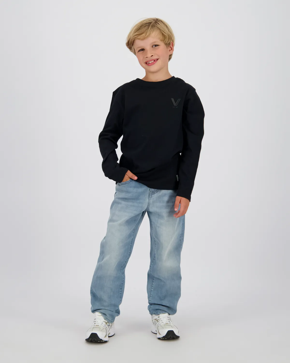 Jongens T-shirt Jipack | Zwart