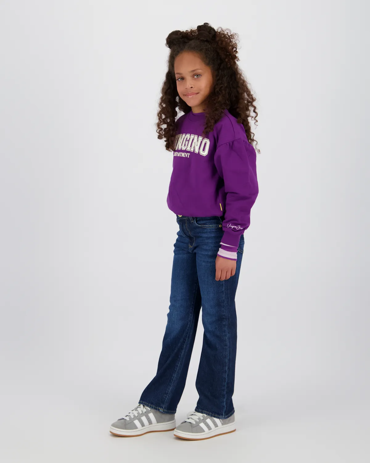 Meisjes Sweater Noran | Paars