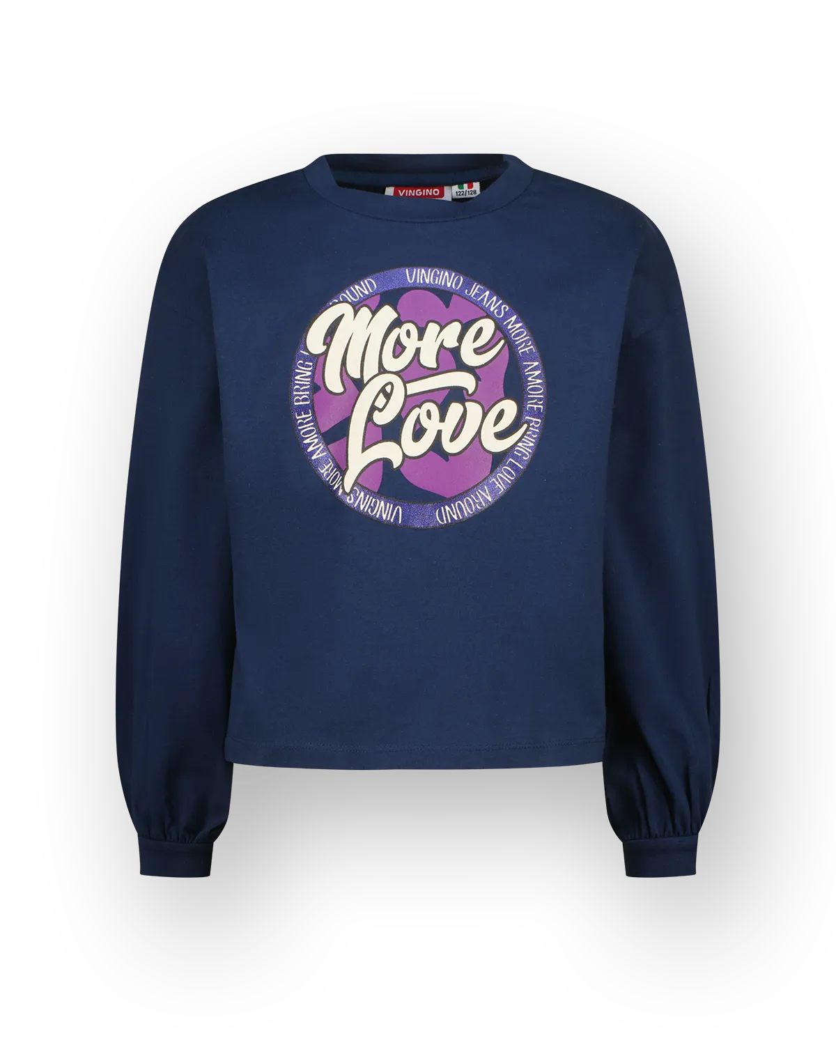 Meisjes T-shirt Jinnie | Blauw