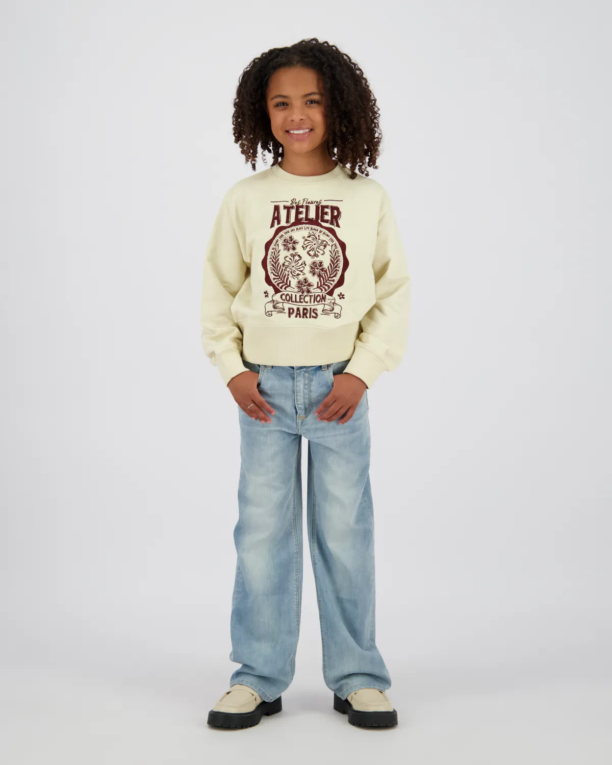 Meisjes Wide leg Jeans Coco | Blauw