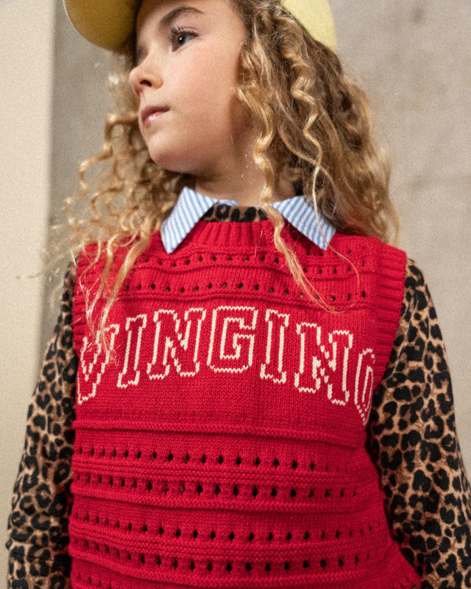 Meisjes Pullover Minny | Rood