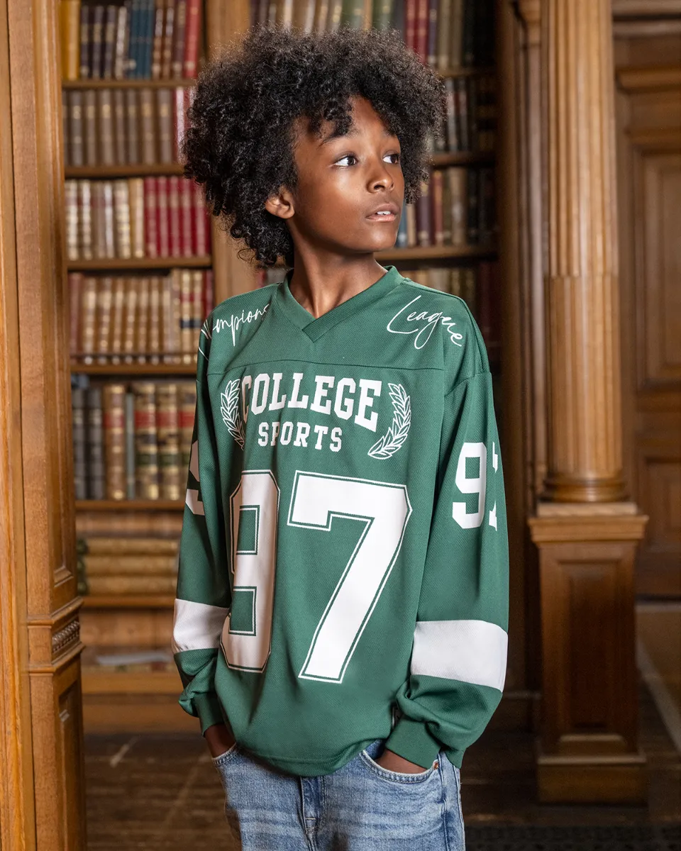 Jongens Long T-shirt Hofi | Groen