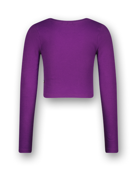 T-shirt G-basic-crop Rib Longsleeve