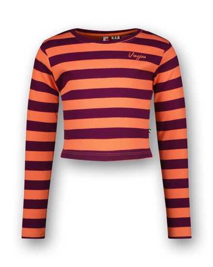 T-shirt G-basic-crop Rib Stripe