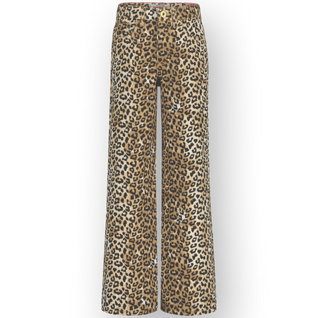 Extra wide leg Jeans Cassie leopard