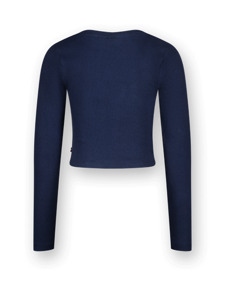 T-shirt G-basic-crop Rib Longsleeve