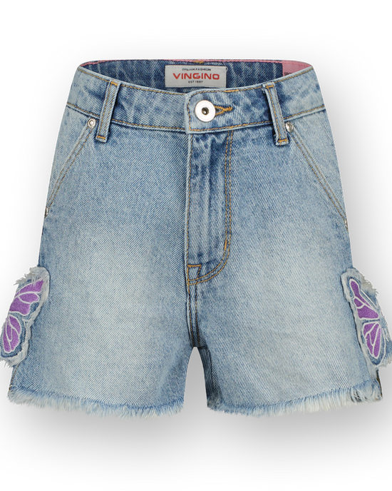 Denim Short high waist Dorien