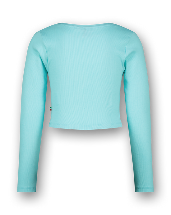 T-shirt G-basic-crop Rib Longsleeve