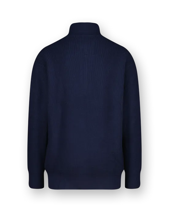 Flat Knit half zip