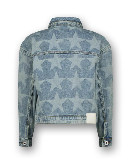 Denim Jas Tanja Laser Star