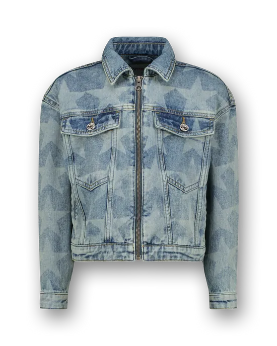 Denim Jas Tanja Laser Star