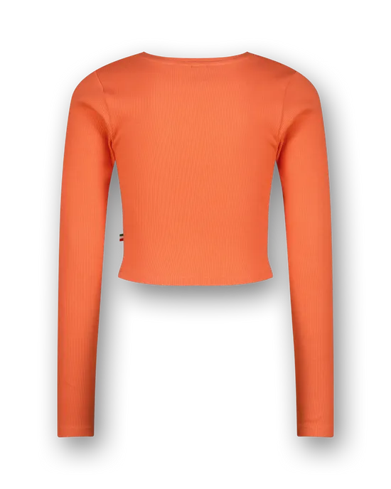 T-shirt G-basic-crop Rib Longsleeve