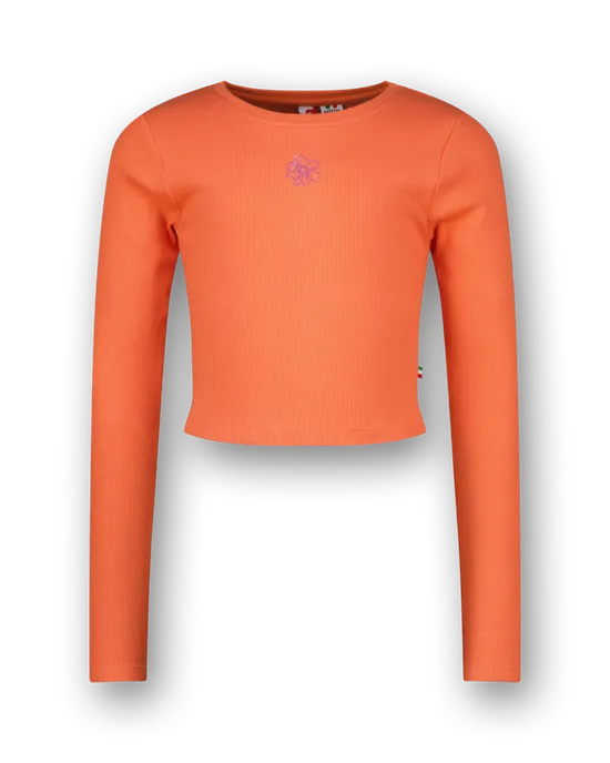 T-shirt G-basic-crop Rib Longsleeve