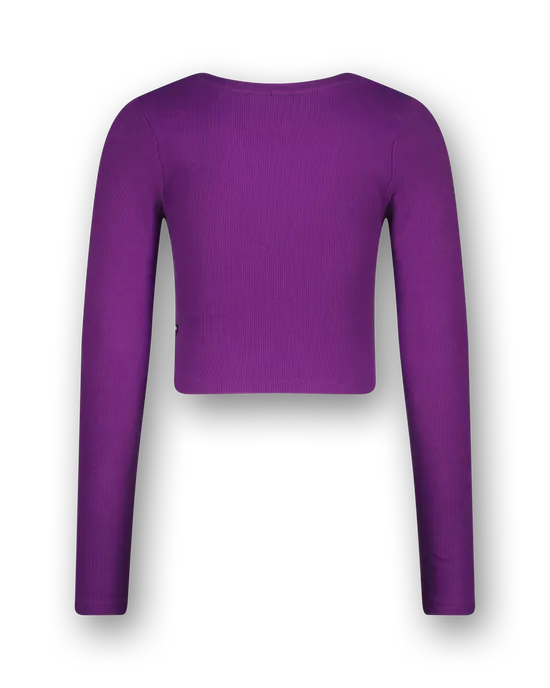 T-shirt G-basic-crop Rib Longsleeve