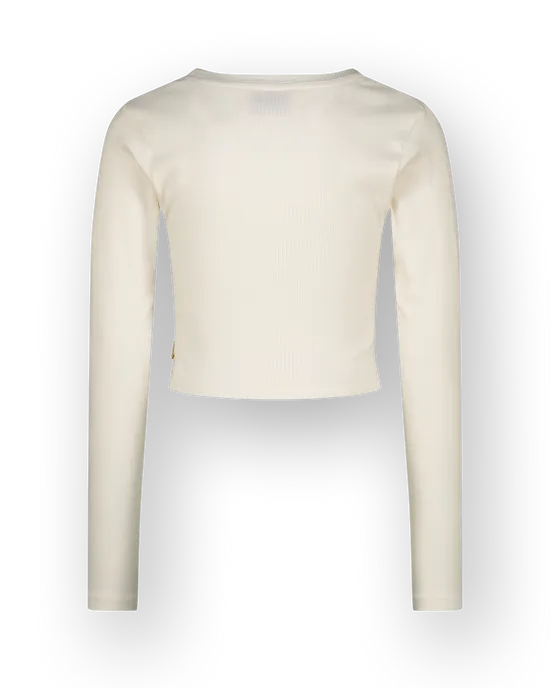 T-shirt Basic crop rib top