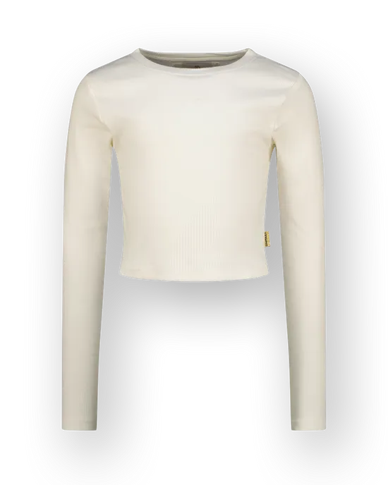 T-shirt Basic crop rib top