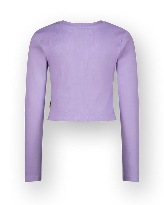 T-shirt Basic crop rib top
