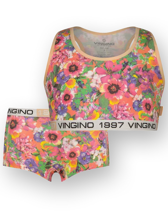 Underwear Set G-SO25-7 flower top set
