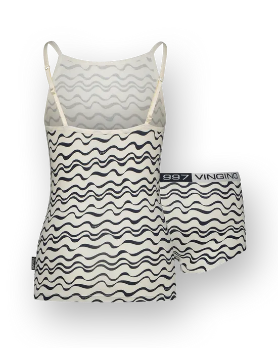 Underwear Set G-SO25-5 stripe singlet set