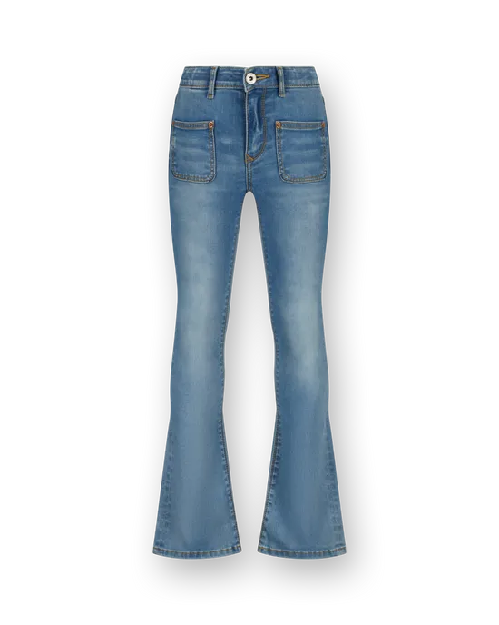 Flare Jeans Britte Patched On Pockets