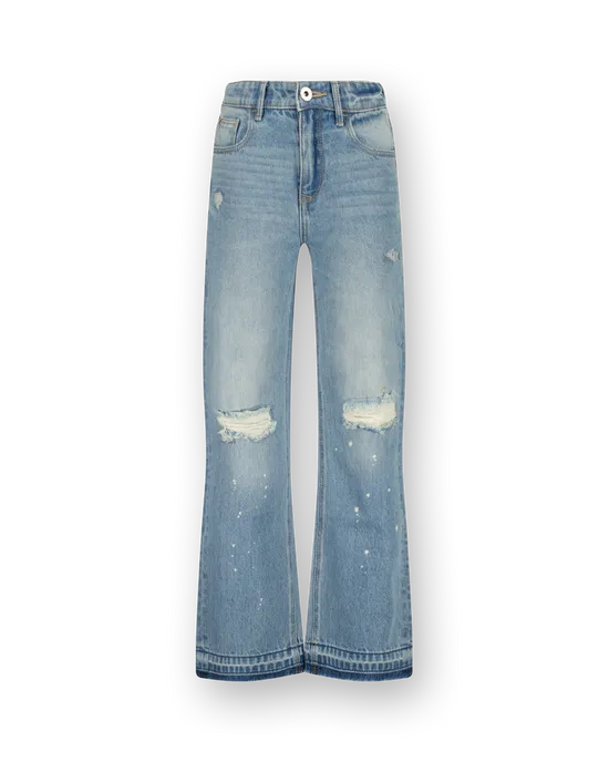 Wide Leg Jeans Cato Destroy