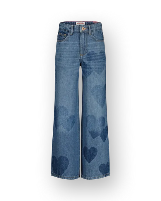 Extra wide leg Jeans Cassie Heart