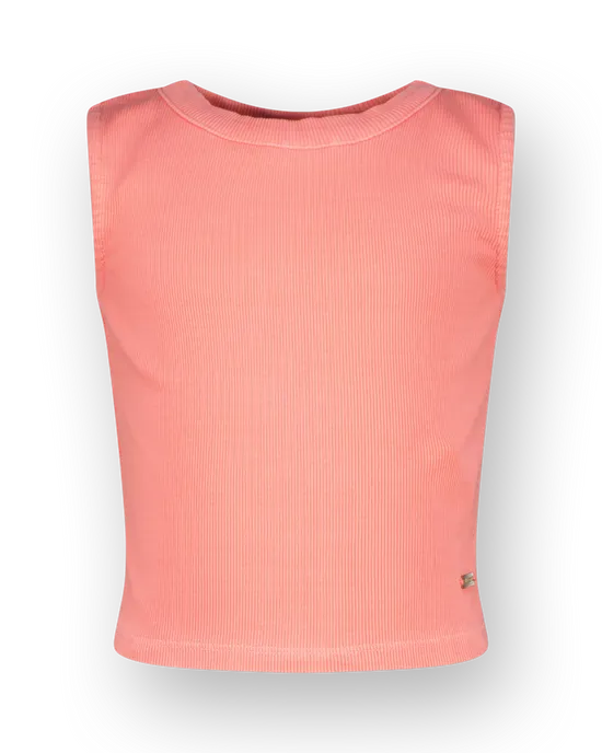 Top Basic-Crop Rib Top