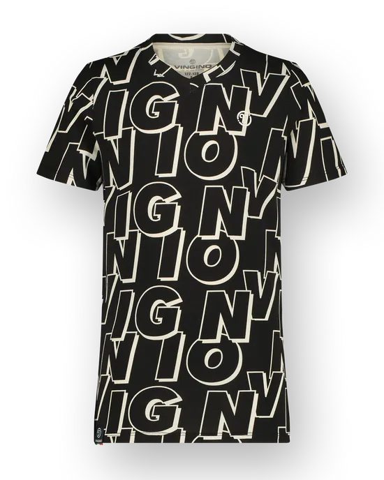Underwear V-Neck Logo Print