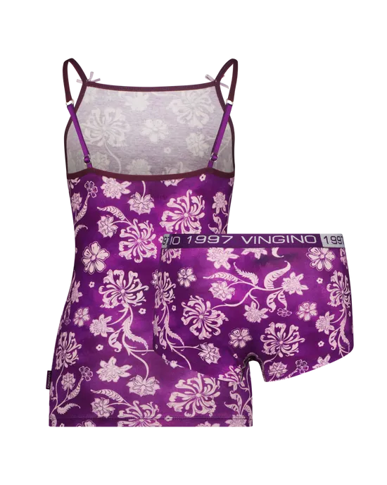 G-243 Flower singlet set