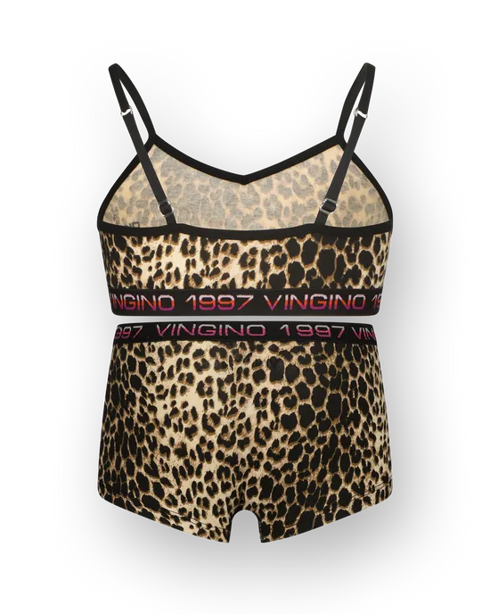 Hipster animal top set