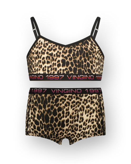 Hipster animal top set