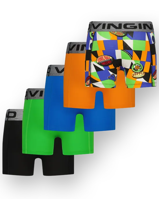 Boxer Graphic color 5-pack