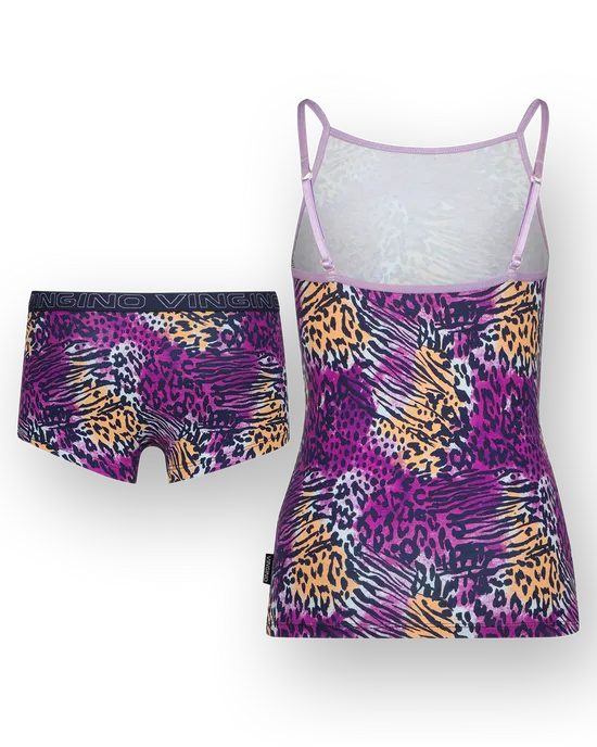 Hipster animal singlet set 2-pack