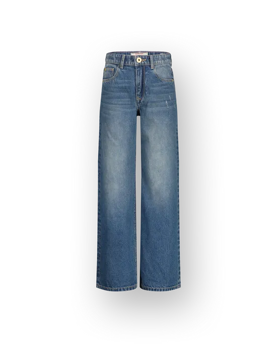Extra wide leg Jeans Cherry