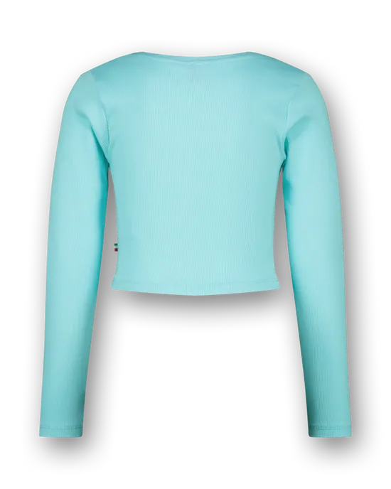 T-shirt G-basic-crop Rib Longsleeve