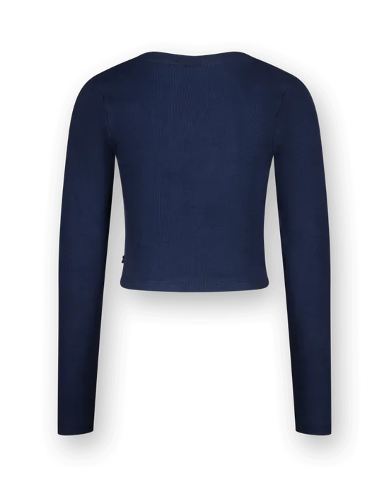 T-shirt G-basic-crop Rib Longsleeve