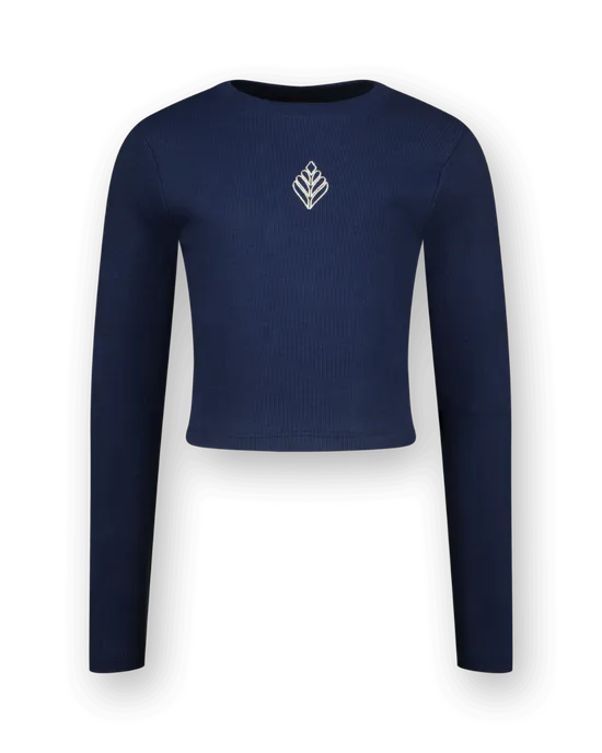 T-shirt G-basic-crop Rib Longsleeve