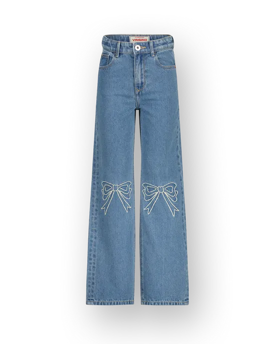 Wide leg Jeans Cato Bow
