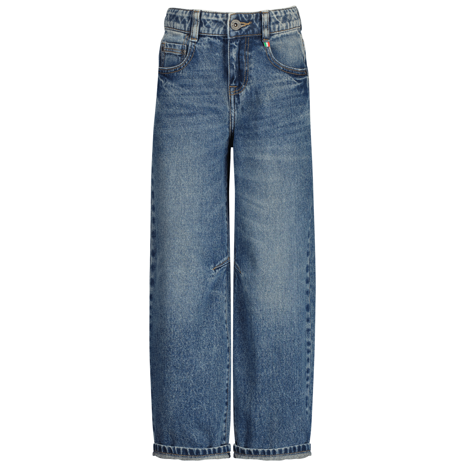 VINGINO loose fit jeans Valente indigo blue Blauw Denim 140