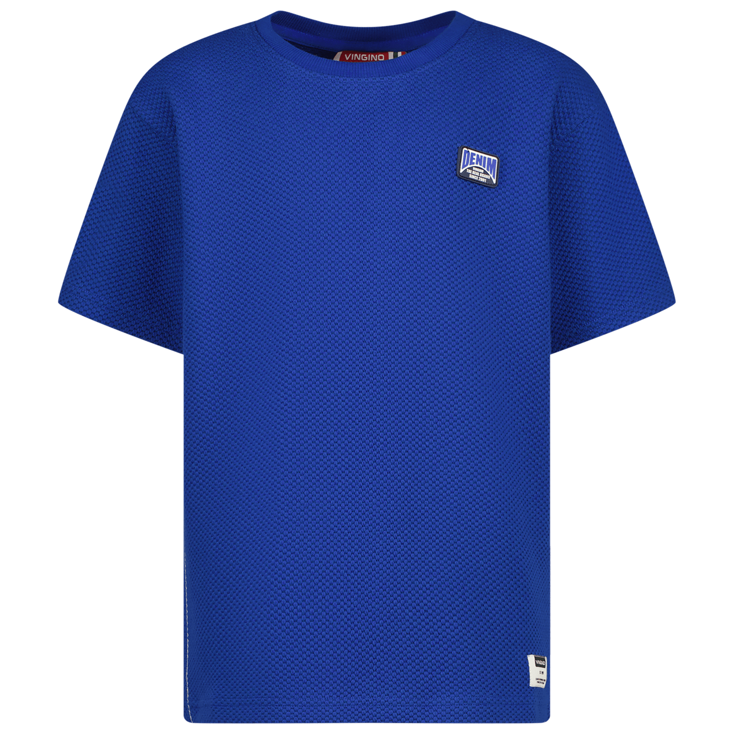 VINGINO T-shirt Hasta hardblauw Jongens Katoen Ronde hals Effen 140