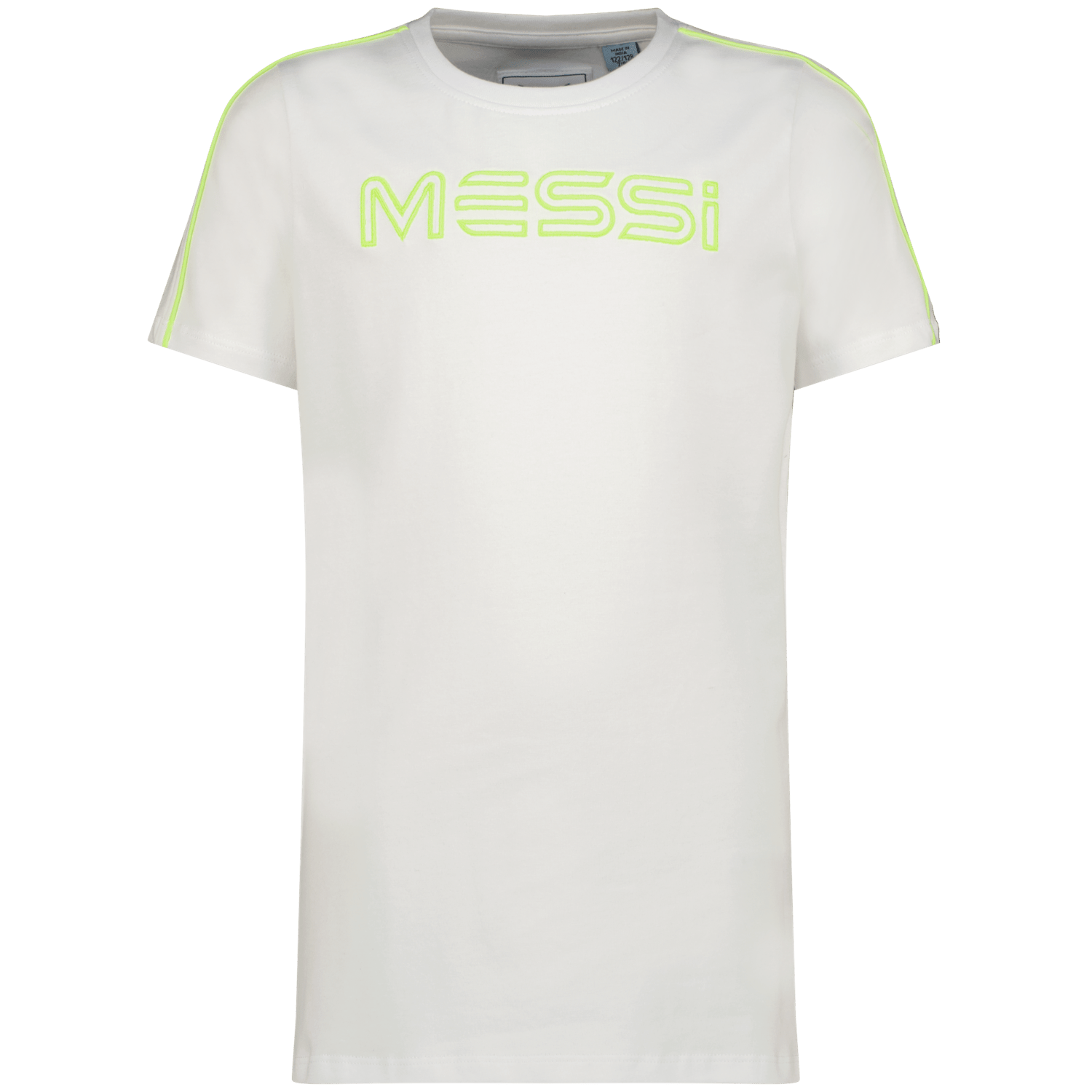 VINGINO x Messi T-shirt Jaxe met logo wit Jongens Stretchkatoen Ronde hals 140