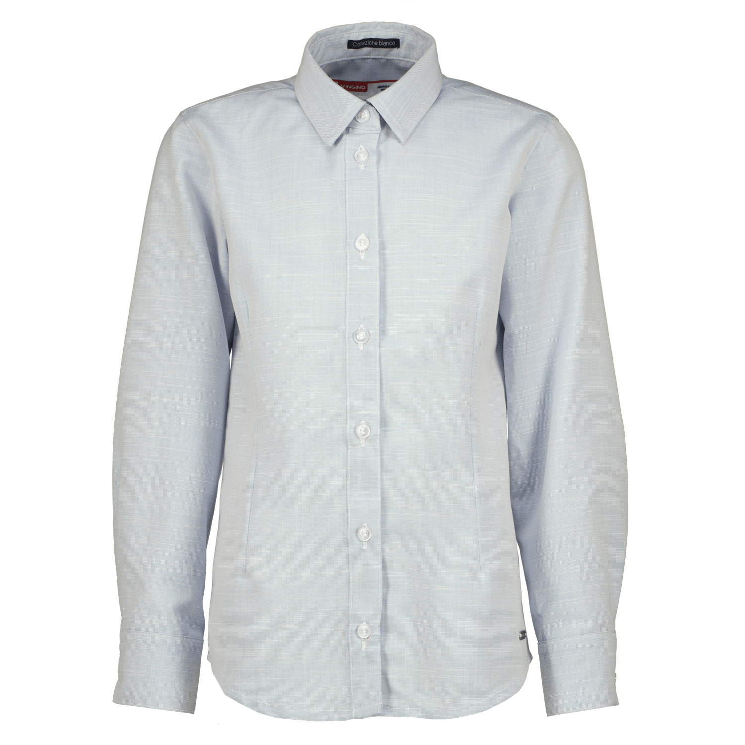 VINGINO overhemd LENN blauw Jongens Polyester Klassieke kraag Effen 140