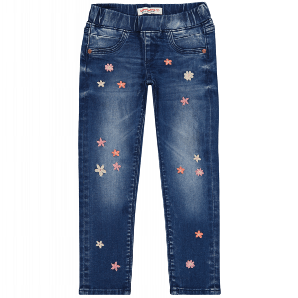 Super Skinny Jeans Bambina flower