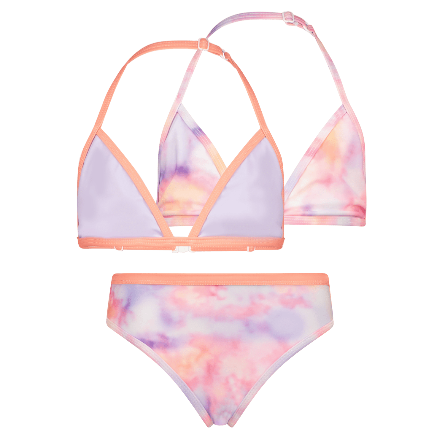 VINGINO triangel bikini Zamantha met 2 topjes lila roze Paars Meisjes Polyester 140