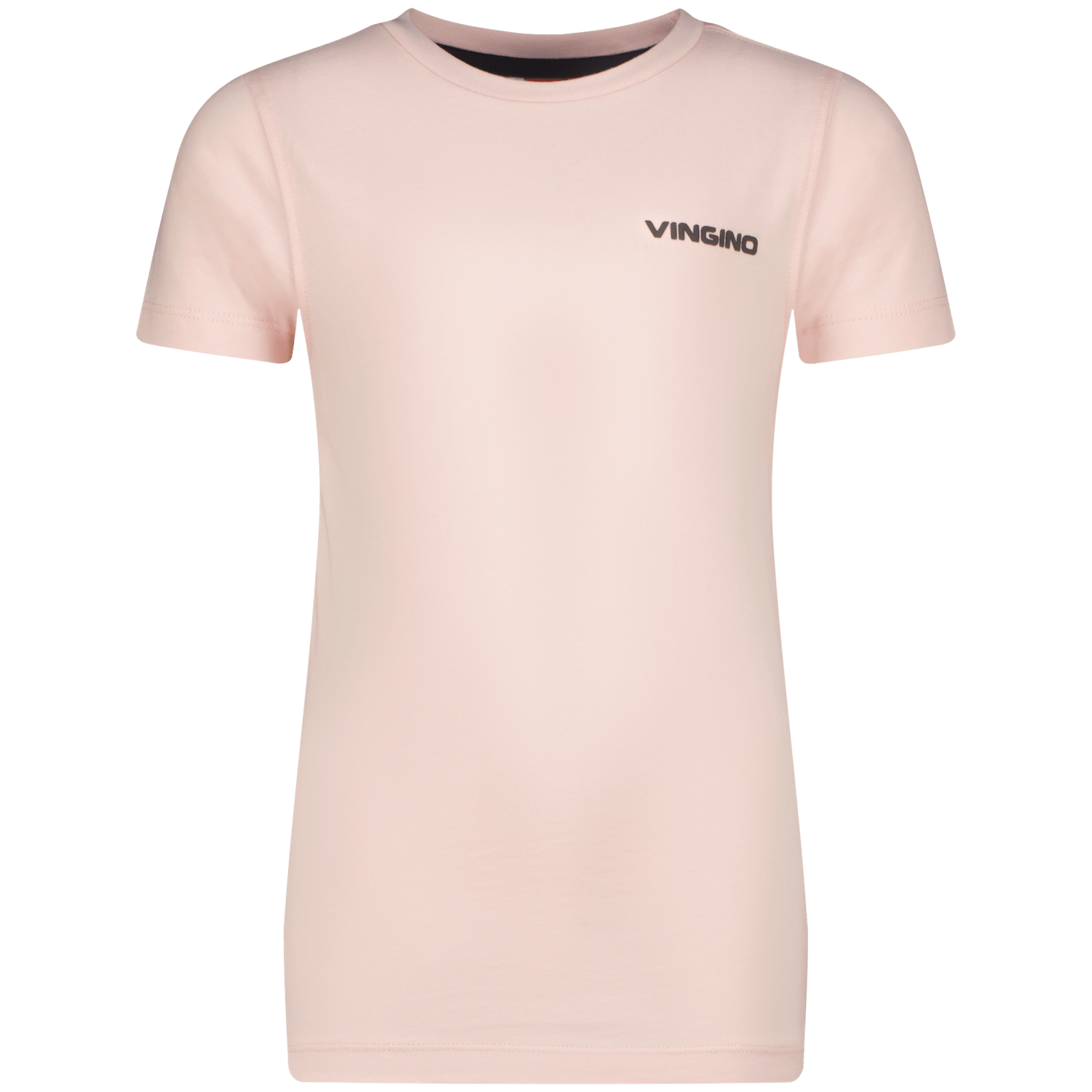 VINGINO T-shirt Hasico lichtroze Jongens Katoen Ronde hals Effen 140