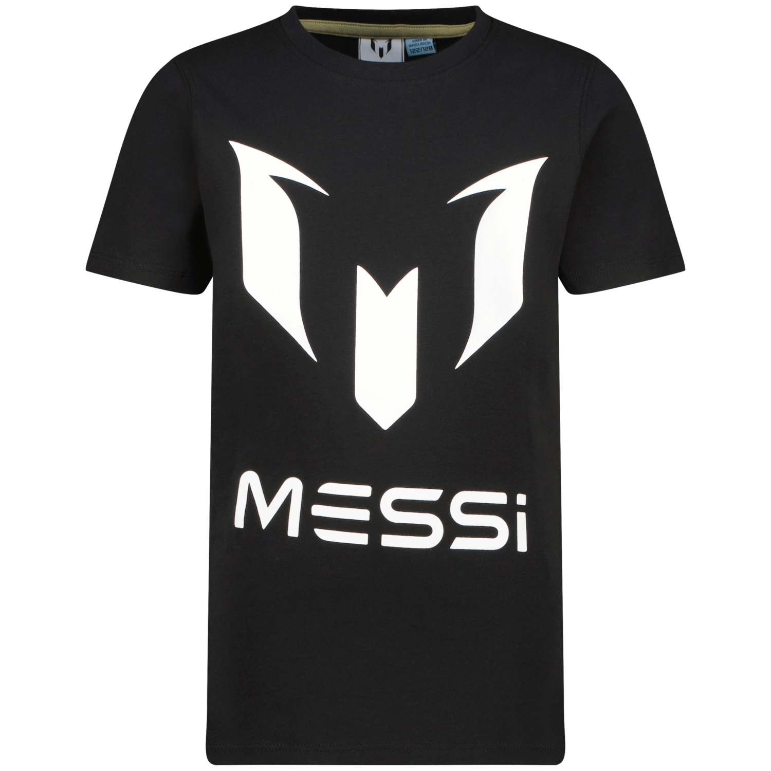 VINGINO x Messi T-shirt Hogo met printopdruk zwart Jongens Katoen Ronde hals 104