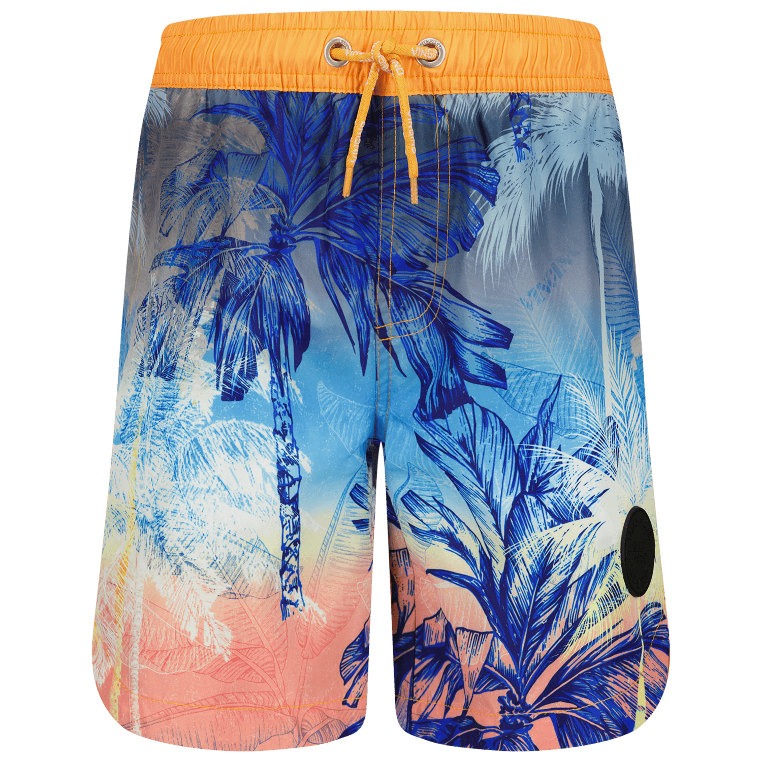 VINGINO zwemshort Xivo blauw oranje Jongens Polyester All over print 140