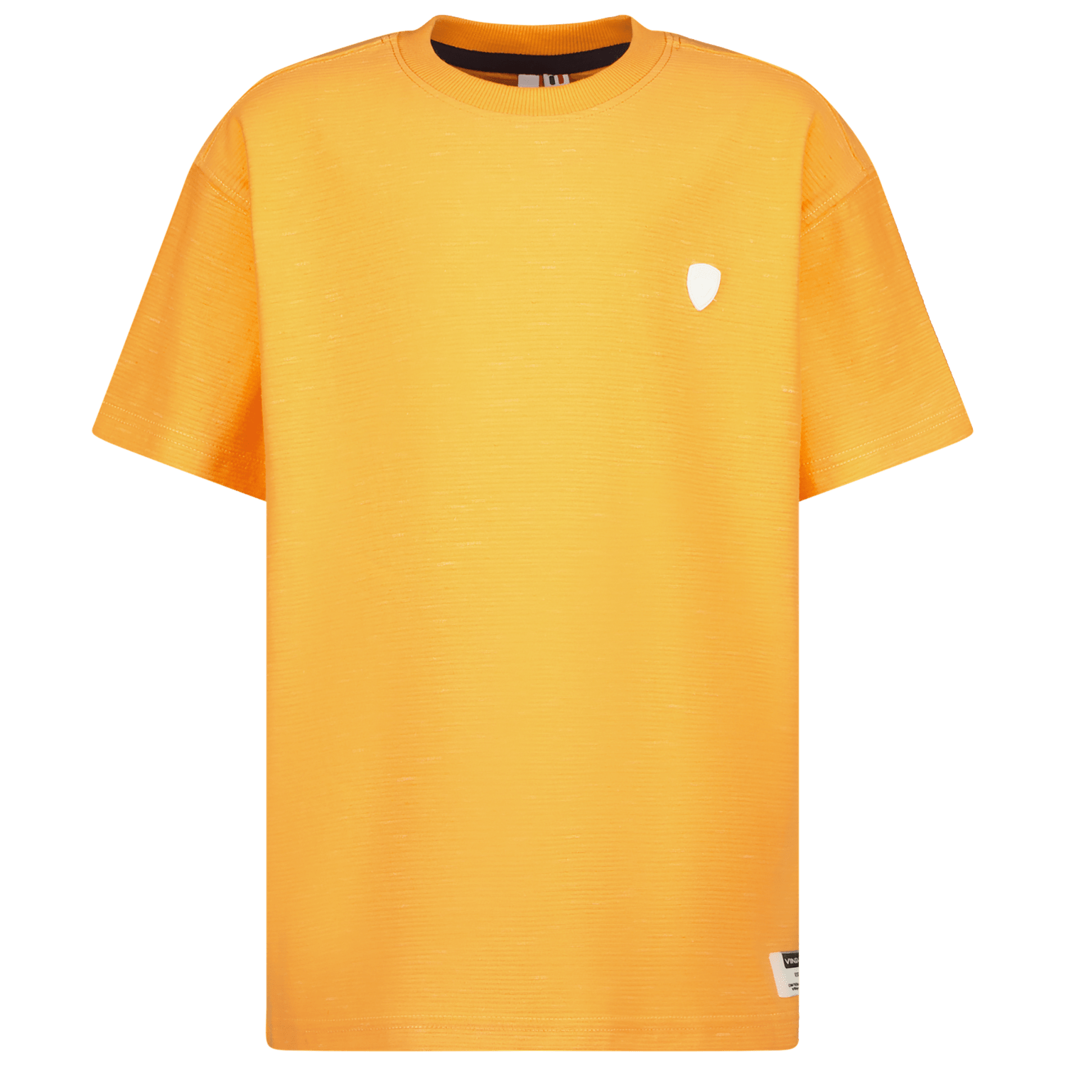 VINGINO T-shirt oranje Jongens Stretchkatoen Ronde hals Effen 140