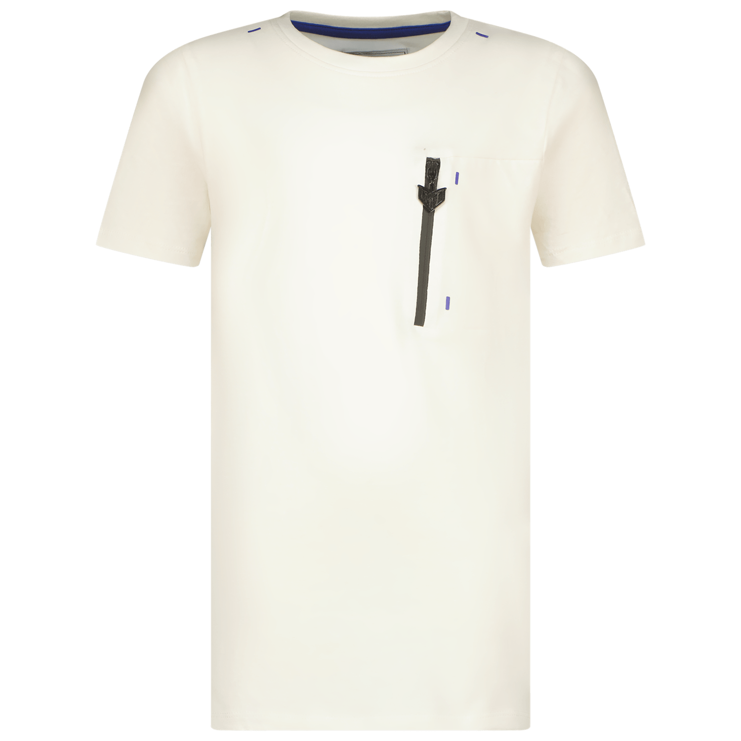 VINGINO x Messi T-shirt Jusai met printopdruk wit Jongens Stretchkatoen Ronde hals 140